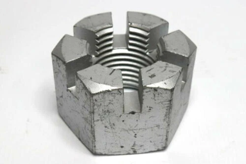Coarse Thread Castle Nut Galvanized 1-5/8"