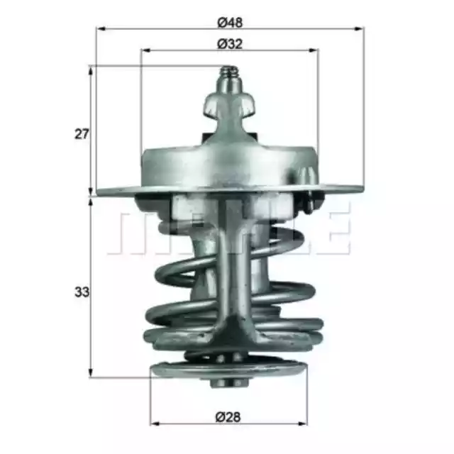 Thermostat Kühlmittel MAHLE TX 63 88