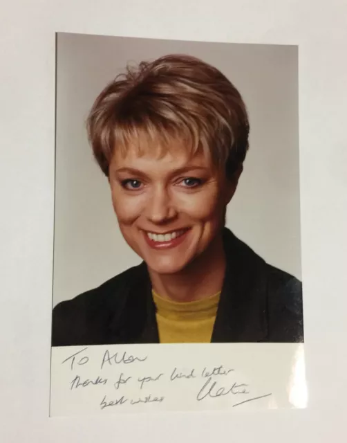 Katie Ledger ITV New Vintage Signed Signed Photo Autograph