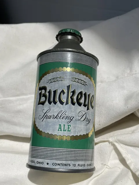 Buckeye Sparkling Dry Ale Cone top beer can Buckeye Brewing, Toledo Ohio. Rare