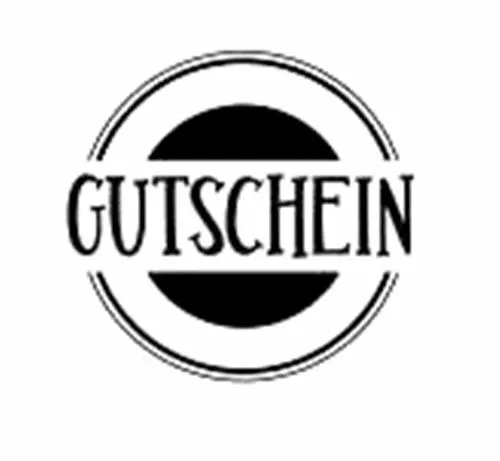 Rayher Holz-Stempel "GUTSCHEIN" 3 cm rund