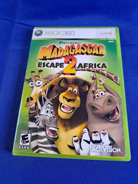 Madagascar 2 Escape África Xbox 360 original em mídia física