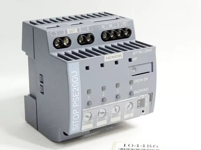 Siemens SiTOP PSE200U Selectivity Module 6EP1961-2BA41 / Neuwertig