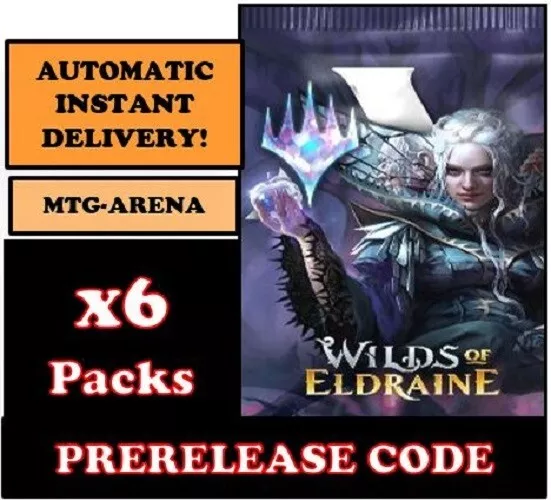 Mtg Arena Code Card Wilds Of Eldraine 6 Booster Packs Prerelease Première Woe