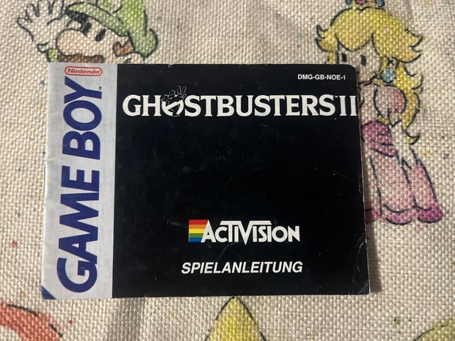 • Mode D’emploi Notice Du Jeu Ghostbusters 2 Nintendo Gameboy •