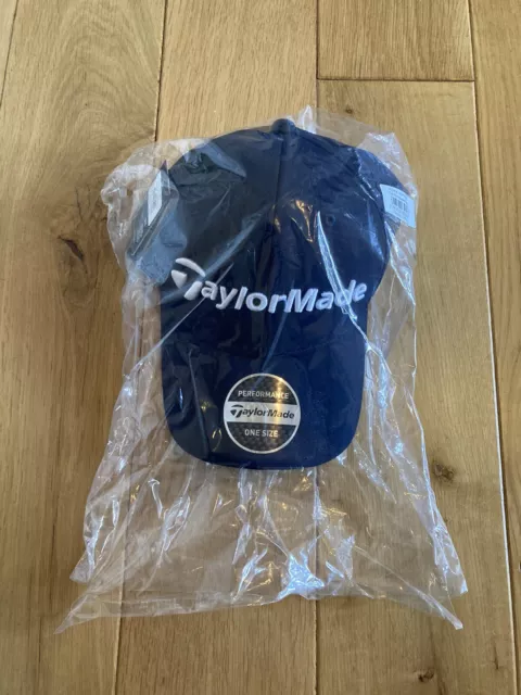 TaylorMade Golf Performance Seeker Cap Hat Dark Blue, Adjustable One Size NEW