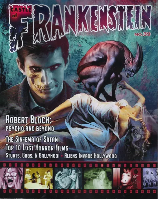 CASTLE OF FRANKENSTEIN Magazine 39 2025 Robert Bloch Psycho and beyond