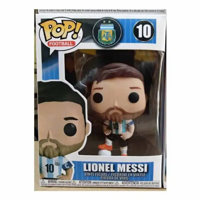 Funko POP! Sports: Football Player Soccer 10# Lionel Messi Action Figures Model