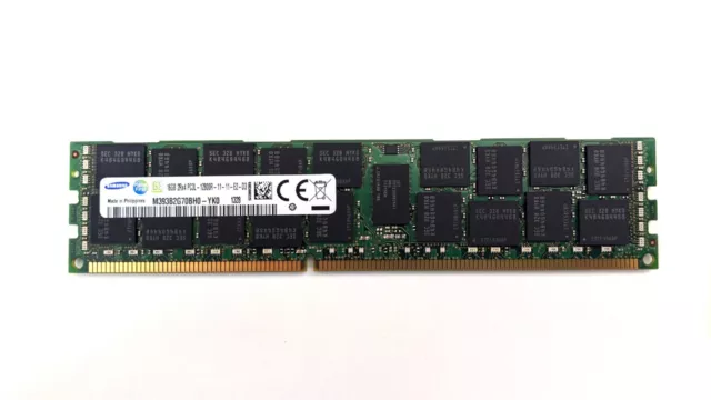 Samsung 16GB 2Rx4 PC3L-12800R 11-11-E2-D3 M393B2G70BH0-YK0 1600MHz RDIMM