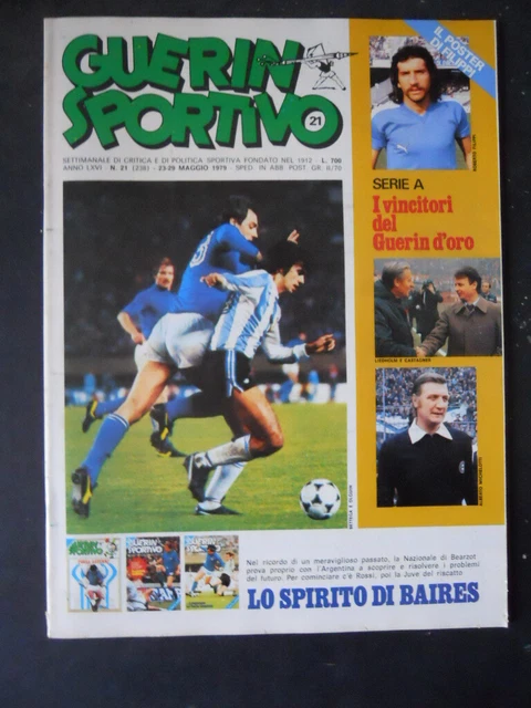 Carte GUERIN SPORTIVO 22 1978 – Roberto Bettega, Michel Platini