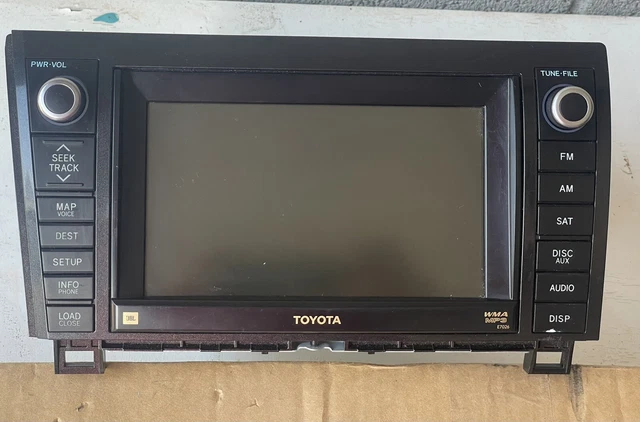 2010-2013 Toyota Tundra & Sequoia JBL Navigation GPS Radio CD Player E7026 Nav