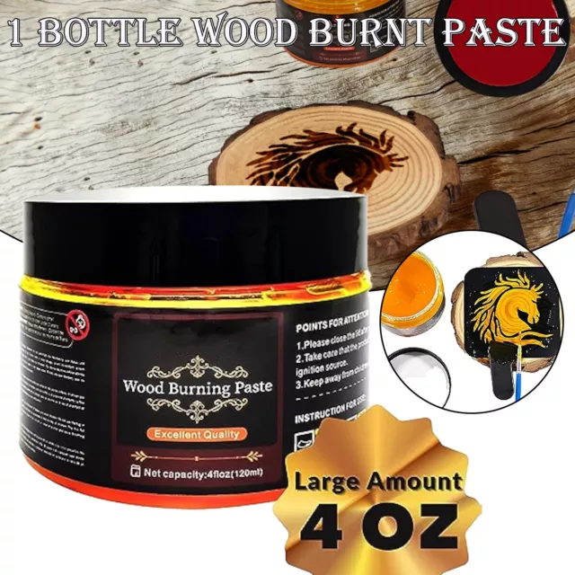BURNING SCORCH PASTE Wood Burning Paste Heat Activated Paste for