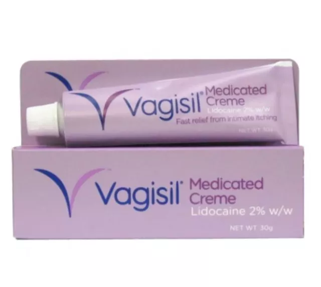 Vagisil Medicated Creme Fast Relief Soothes Intimate Itching Burning Irritation