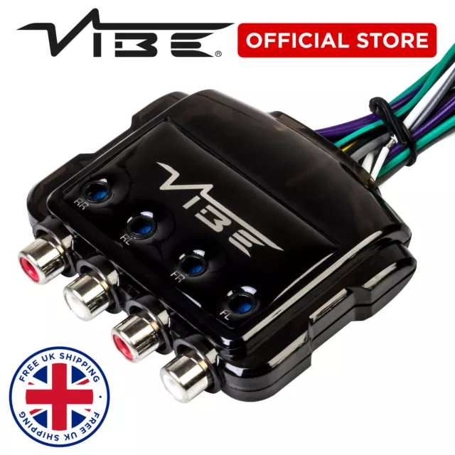 VIBE High to Low Converter 4 Channel Line Remote Output RCA High LOW