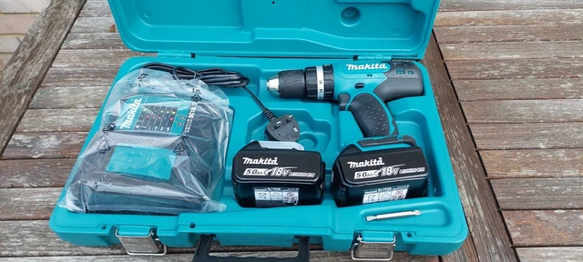 Makita DHP453STE 18 V 2x 5,0 Ah kit combinato trapano senza fili agli ioni di litio LXT