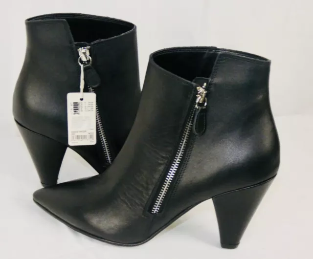 Esprit Bottines Talons Hauts Cuir Lisse Noir Taille 41