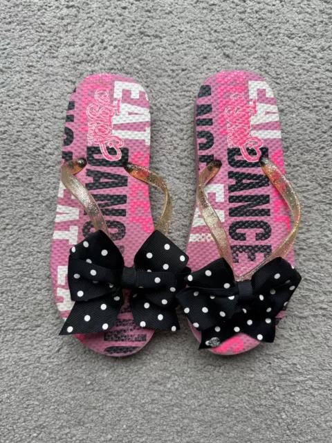 Girl’s JoJo Siwa Pink Flip Flop Sandals UK 1