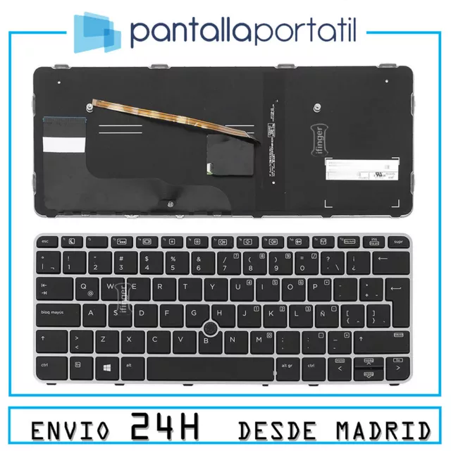 Teclado español de portatil HP ELITEBOOK 820 G3 G4 POINT STICK BAKLITE