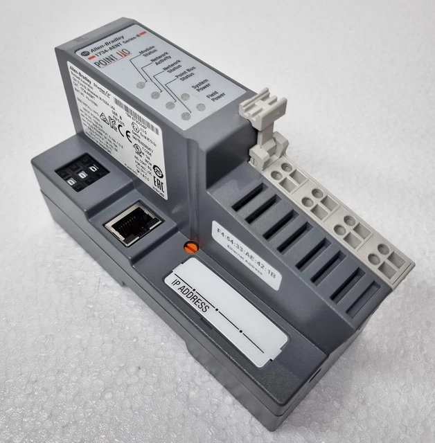 ALLEN-BRADLEY 1734-AENT SER.B POINT I/O Ethernet IP Network Adaptor PN ...