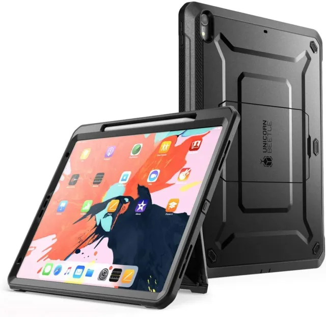 SUPCASE for iPad Pro 12.9" 2018 Hard Shell Stand Case Screen Cover w/ Pen Holder