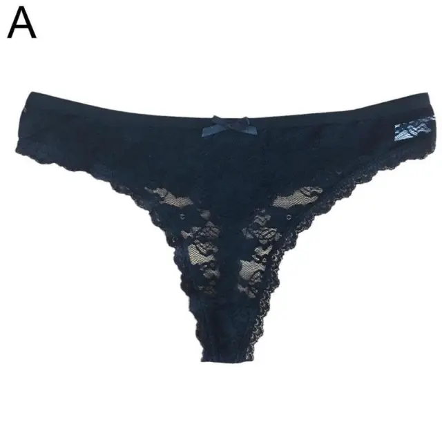 L-BLACK WOMAN LADIES Sexy Lace Thongs Panties G-StRings T-back Plus Size  Fema R0 $3.95 - PicClick AU