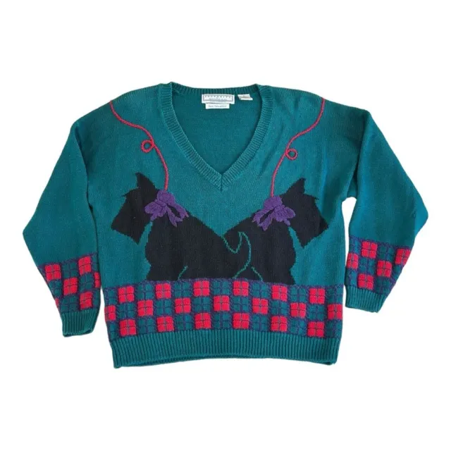 Portraits by Northern Isles Women’s Sweater Scottish Terrier Scottie Dog - Large