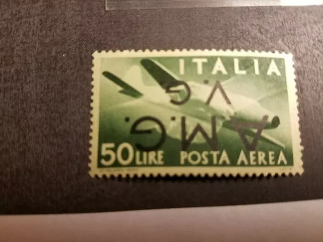 ITALY VENEZA GIULIA 1LNC7 Inverted Overprint