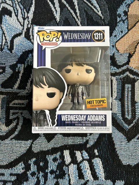 Funko Pop Wednesday Addams (Metallic) #1311 Hot Topic Exclusive HTF Rare