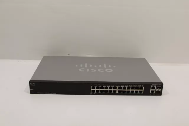 CISCO SF200-24 24-Port 10/100 Smart Network Switch Inc VAT Grade B