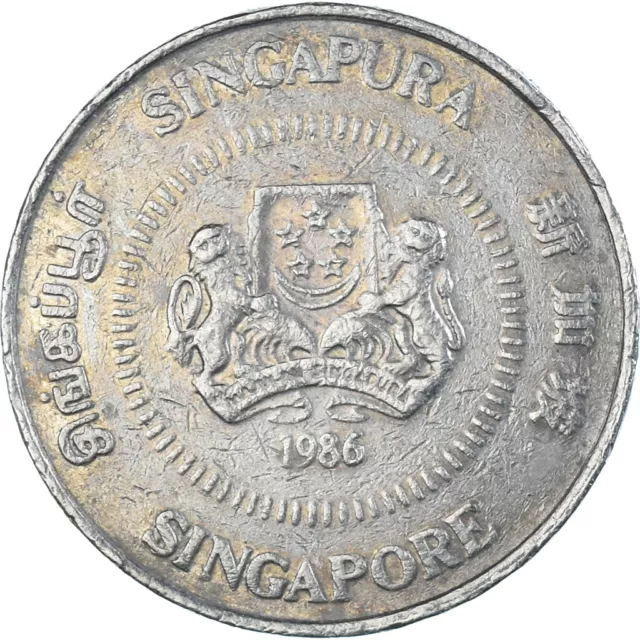 [#1336719] Monnaie, Singapour, 50 Cents, 1986