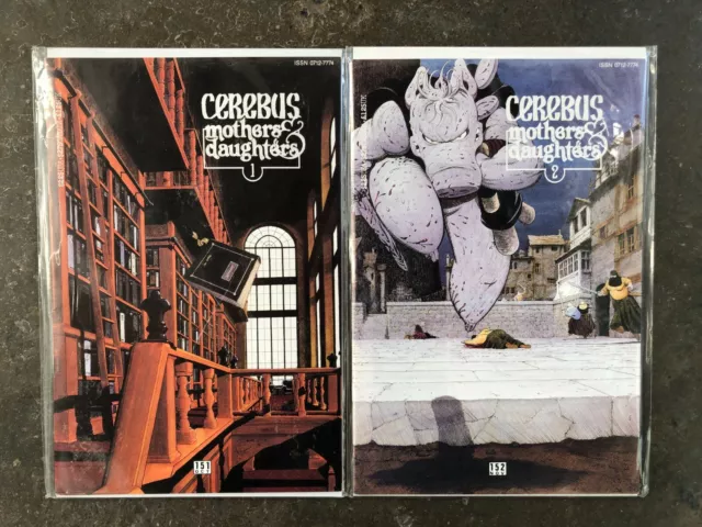 Cerebus #151, #152 (Aardvark-Vanaheim 1991) DAVE SIM! MOTHERS & DAUGHTERS!