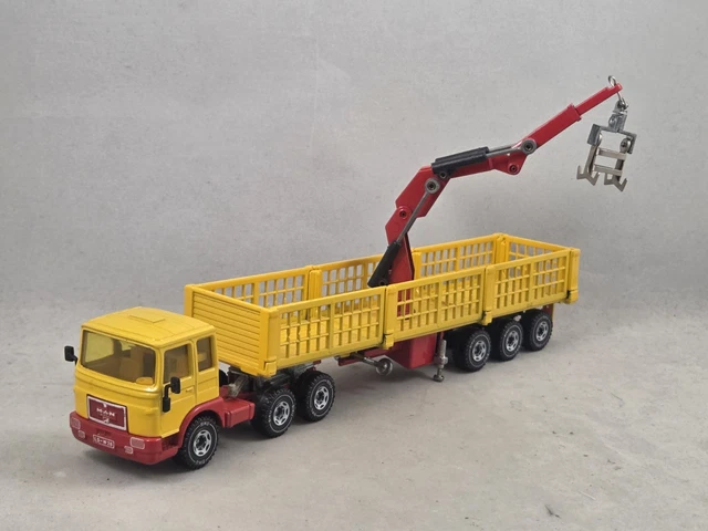 Siku 348/349 – Man 8.156F Camion Grue – Modèle Réduit – Occasion