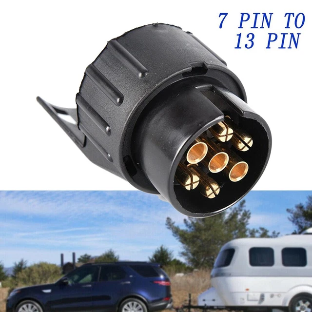 New 7-13Pin Trailer Caravan Towbar Towing Electric Socket Adapter Plug-Converter