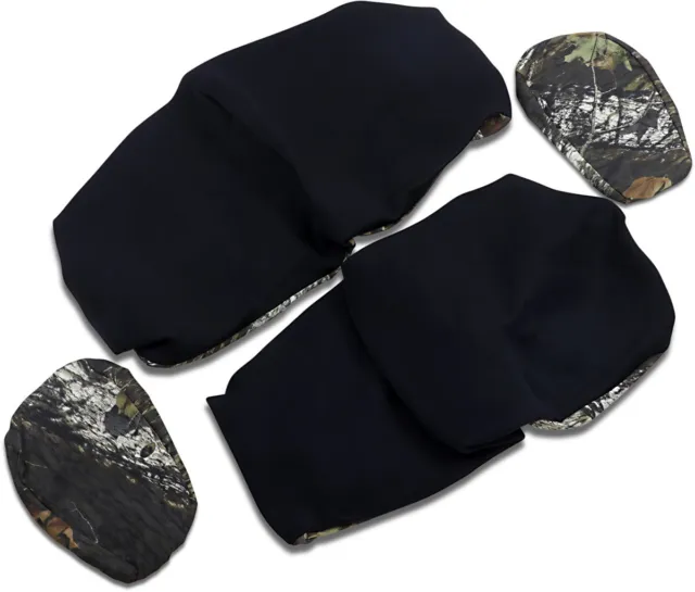 Neoprene Bucket Seat Covers - Black & Mossy Oak Break-Up Moose YRNBS-155