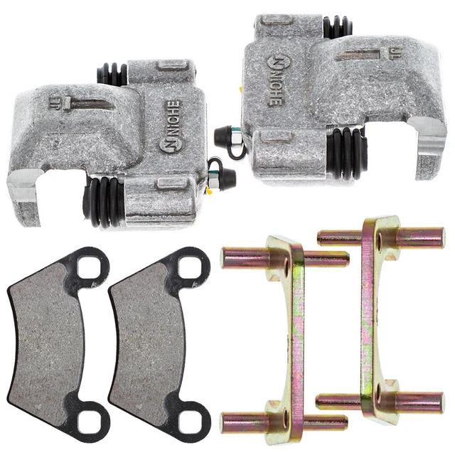 Rear Left Right Brake Caliper Pad Set for Polaris Ranger XP 700 2005-2006, 2008