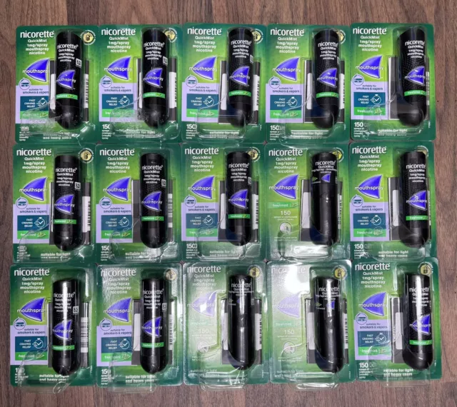 X35 Nicorette QuickMist Freshmint 1Mg Mouthspray