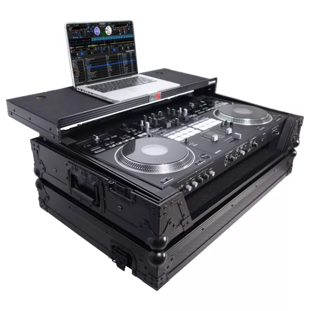 Prox Road Case Black on Black for Pioneer DDJ-REV7 or DDJ-1000 SRT DJ Controller
