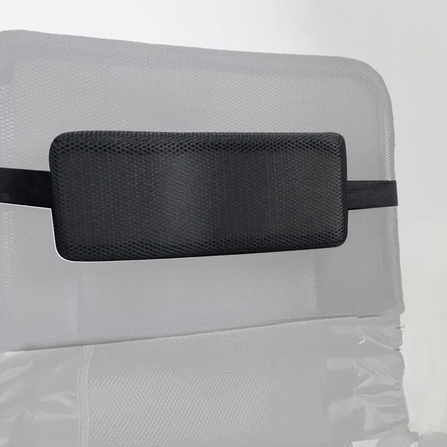 Coussin de repos cervical inclinable pour fauteuil roulant noir pour adultes