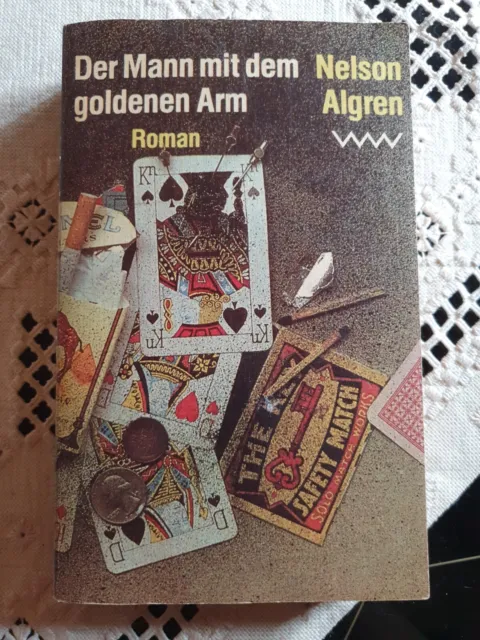 Buch: Der Mann mit dem goldenen Arm, Algren, Nelson. 1987, Verlag Volk und Welt