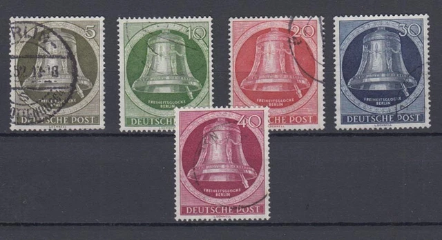 Berlin 82-86 Freiheitsglocke Schöneberger Rathaus kompl.Satz gestempelt /1