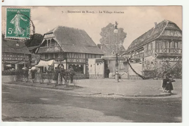 NANCY - M. & M. - CPA 54 - Exposition de Nancy 1909 - le village alsacien