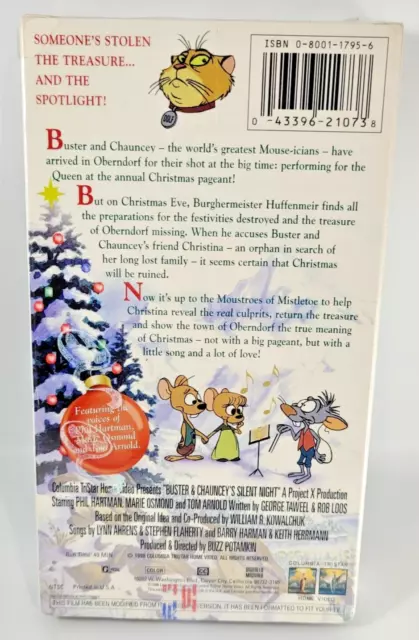 Buster & Chauncey's "Silent Night" VHS 1997 Factory Sealed - Ships Fast ✅ 2