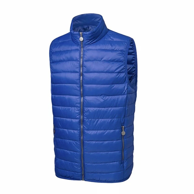 Smanicato Uomo Leggero Giubbotto Casual Giacca Giubbino Gilet Slim Fit