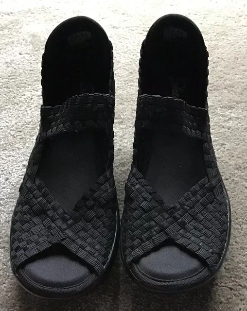 WOMEN S SKECHERS PARALLEL Midsummers Weave Open Toe Comfort Sandal Brand New 39.99 PicClick UK