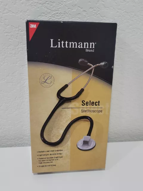 3M Littmann Brand Select Stethoscope 2290 28 Inch Black