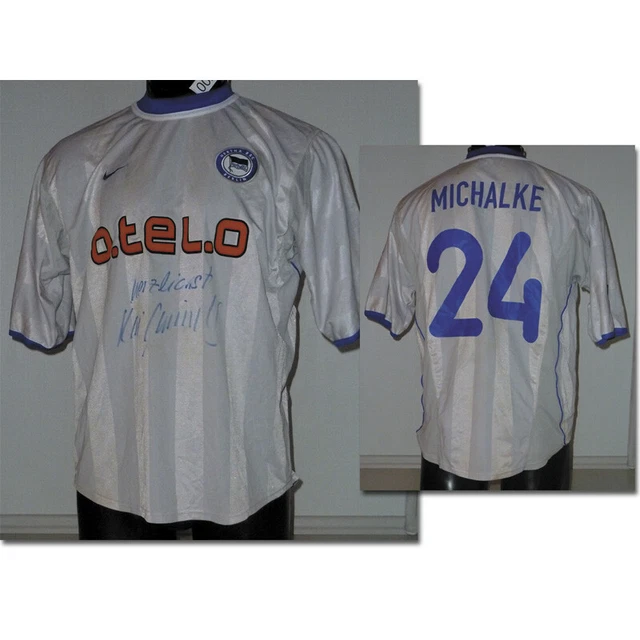 match worn shirt Spielertrikot Hertha BSC 2000 Bundesliga Fußball