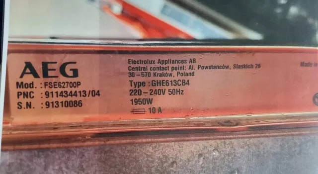 AEG Electrolux Ersatzteile für Geschirrspüler