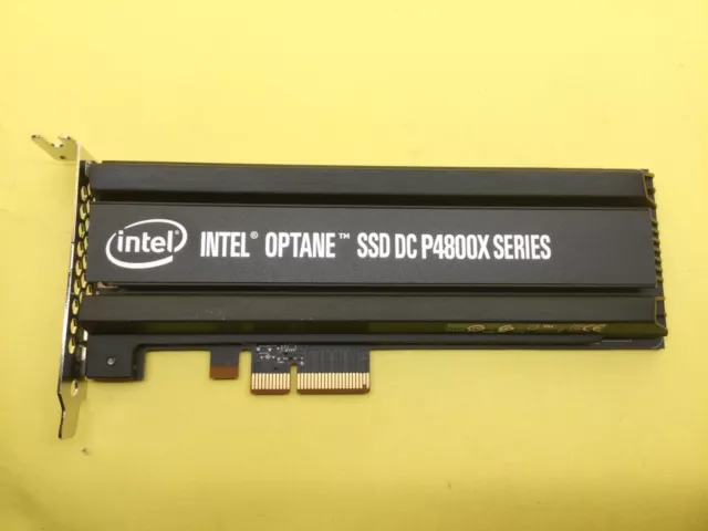 Intel Optane DC P4800X Series 750GB PCIe NVMe Solid State Drive SSDPED1K750GA
