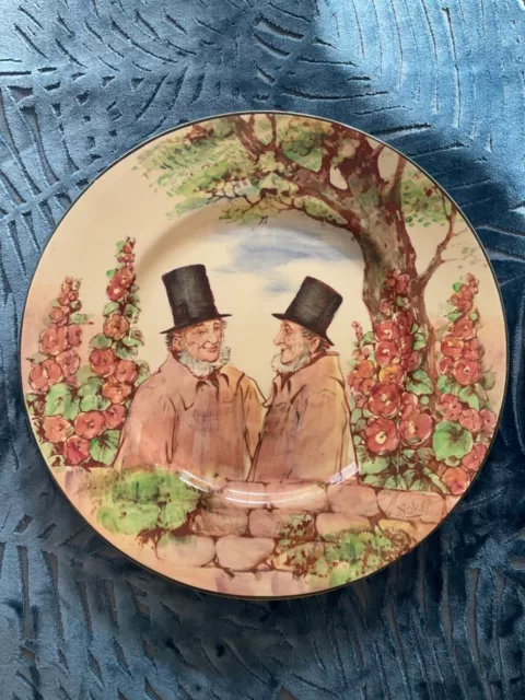 Vintage Royal Doulton series ware plate  Zunday Zmocks, signed Noke