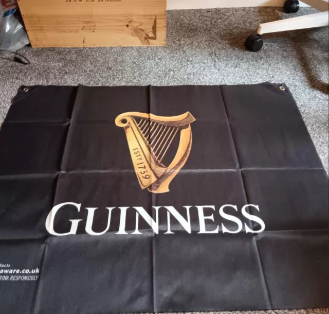 Guinness Harp advertising banner / flag / sign